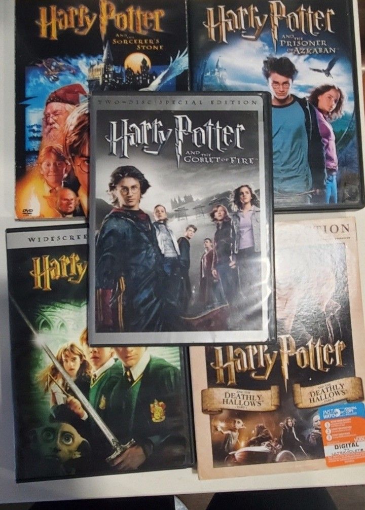 Set Of Harry Potter DVDs