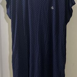 Woman’s RALPH LAUREN NIGHTGOWN W/pockets (L)