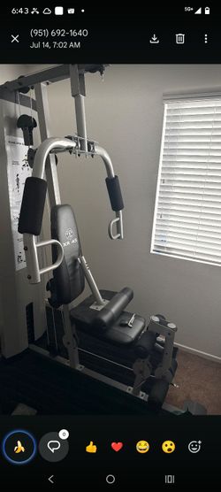 Gold gym xr 75 workout machine