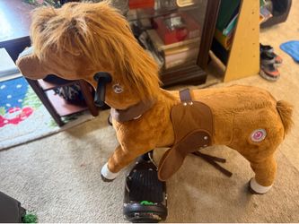 Horse riding toy with hover board