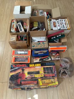 Huge Lot of Lionel and Bachmann Trains & Tracks