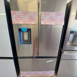 Samsung Stainless Steel French Door Refrigerator New Scratch And Dents With 6month's Warranty 