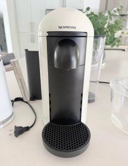 Nespresso Vertuplus Single-Serve Coffee Machine - White & Black