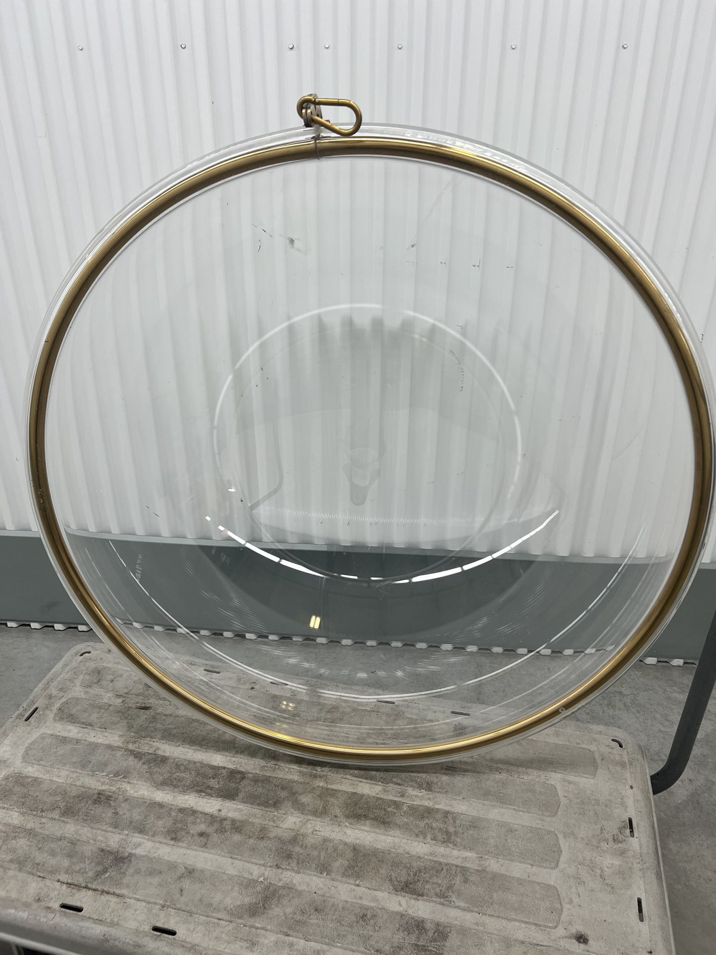 hanging acrylic bubble chair