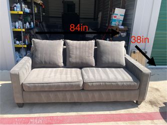 Brown Velvet Loveseat Couch (DELIVERY AVAILABLE)