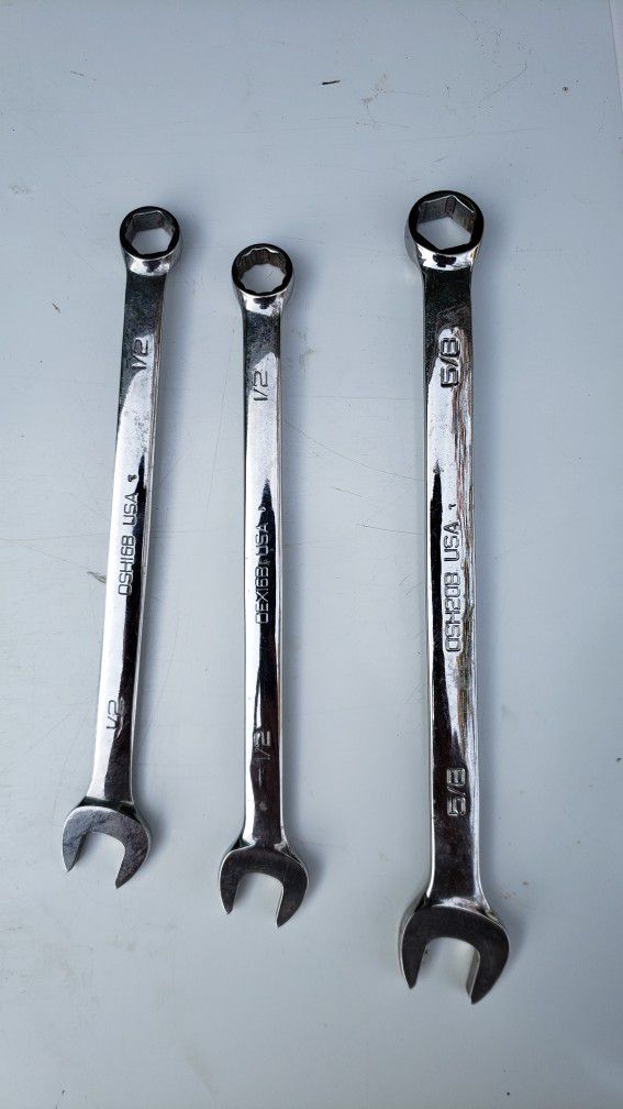 Snap On 1/2 and 5/8 Wrenches