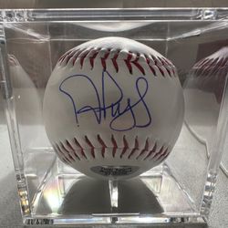 ALBERT PUJOLS SIGNED ST LOUIS CARDINALS AUTOGRAPHED BASEBALL W/CUBE & COA - 833