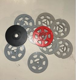 10 Vintage mini film reels size: 3’plastic
