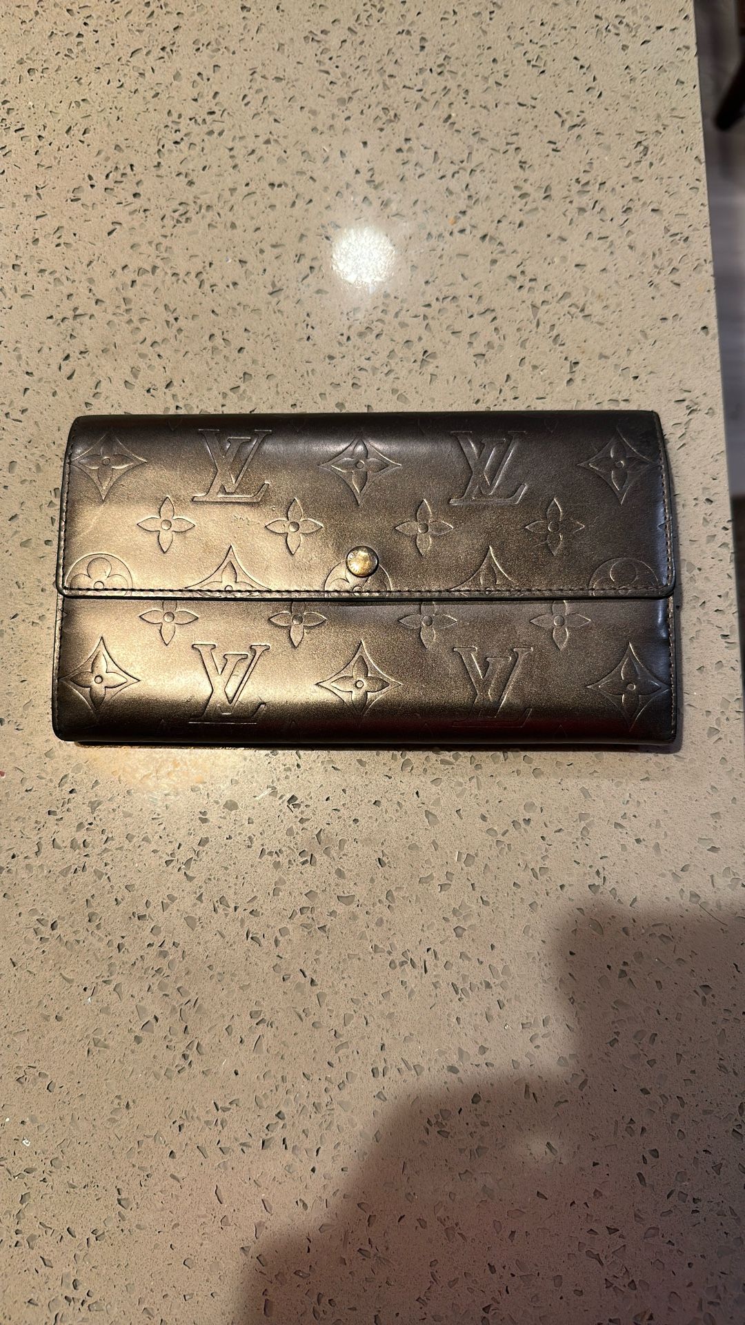 Louis Vuitton Monogram Vernis Patent Leather Sarah Wallet