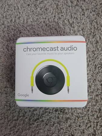 NEW Google Chromecast Audio Media - WiFi AUDIO Streamer - RUX-J42

