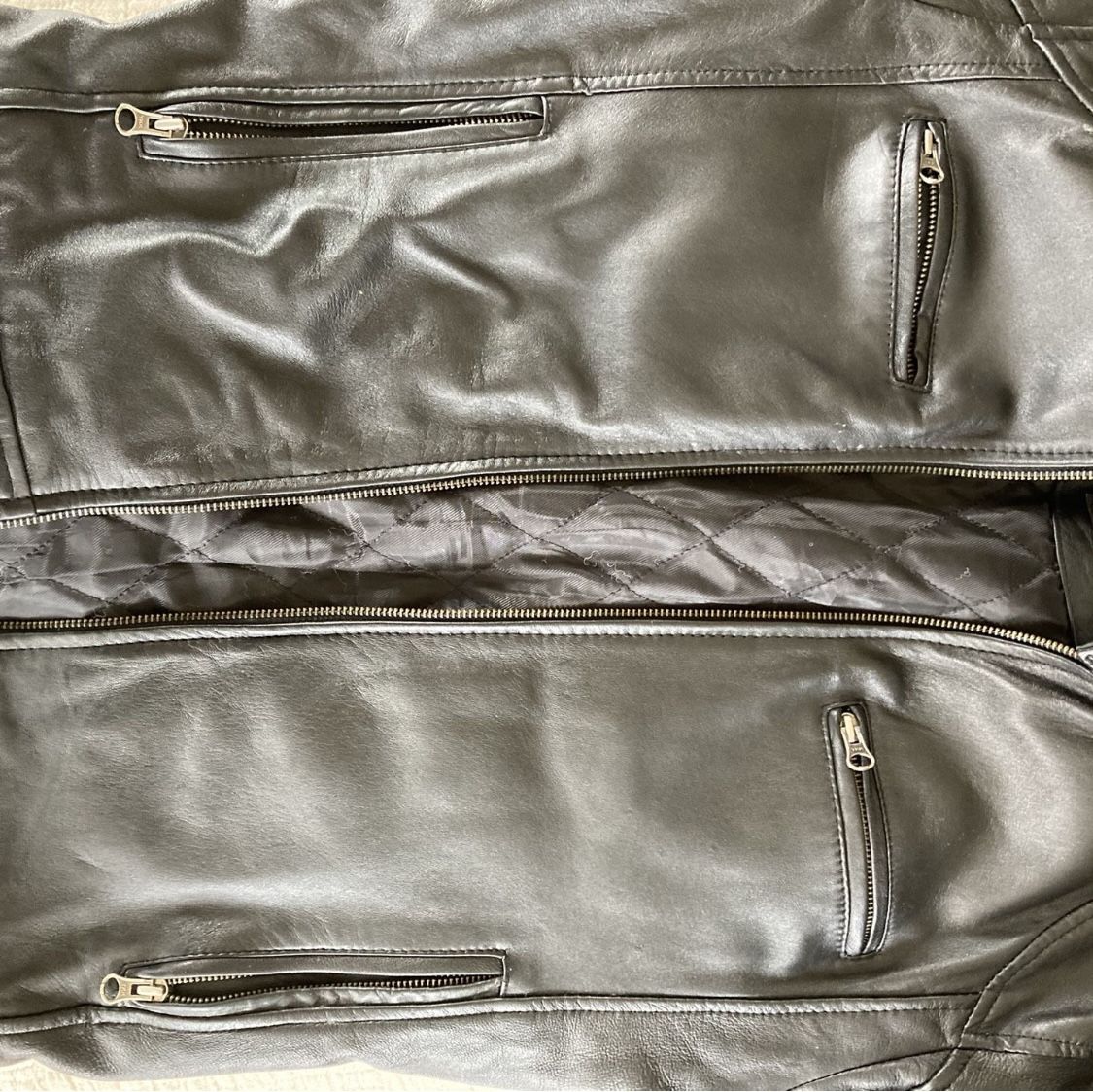 The Leather Factory Leather Jacket Size Small