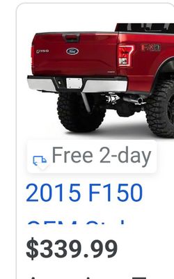 Ford F150 F250 New Bumper