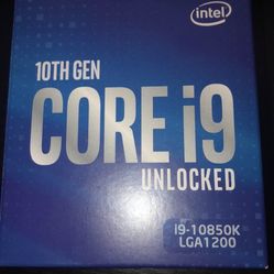 INTEL CORE I-9 10850K + CORSAIR COOLER