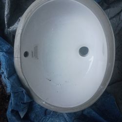 Flush Bottom Mounting Sink With Overflow And Drain