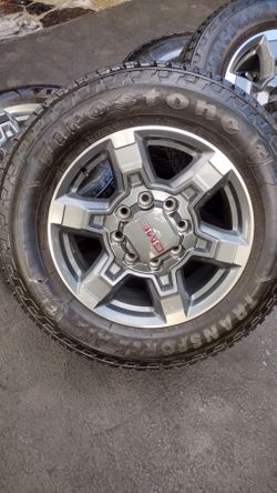 20" GMC Sierra AT4 Duramax 2500 Stock Wheels And Tires Great Shape 