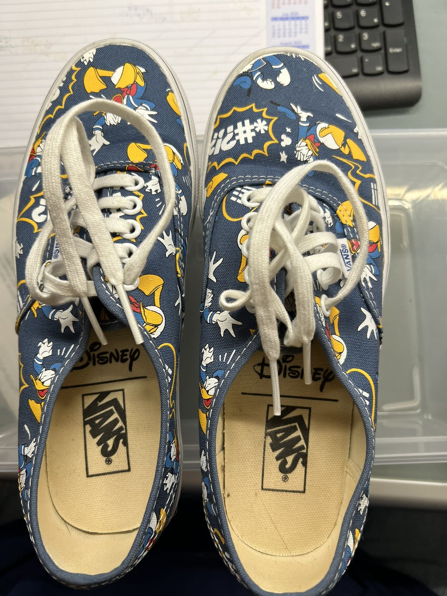 Donald Duck Van’s Tennis Shoes