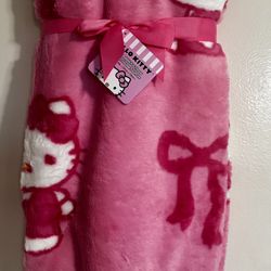 Hello Kitty OG Bow Blanket 