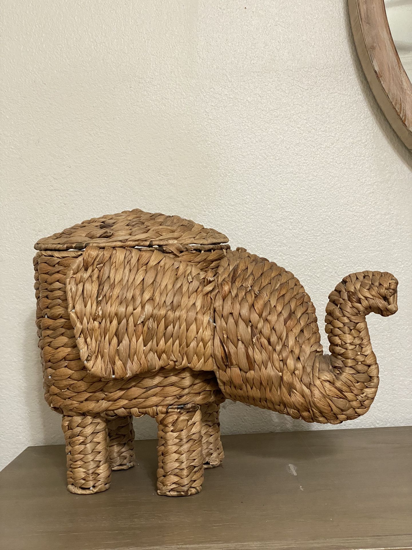 Opalhouse Wicker Elephant Basket