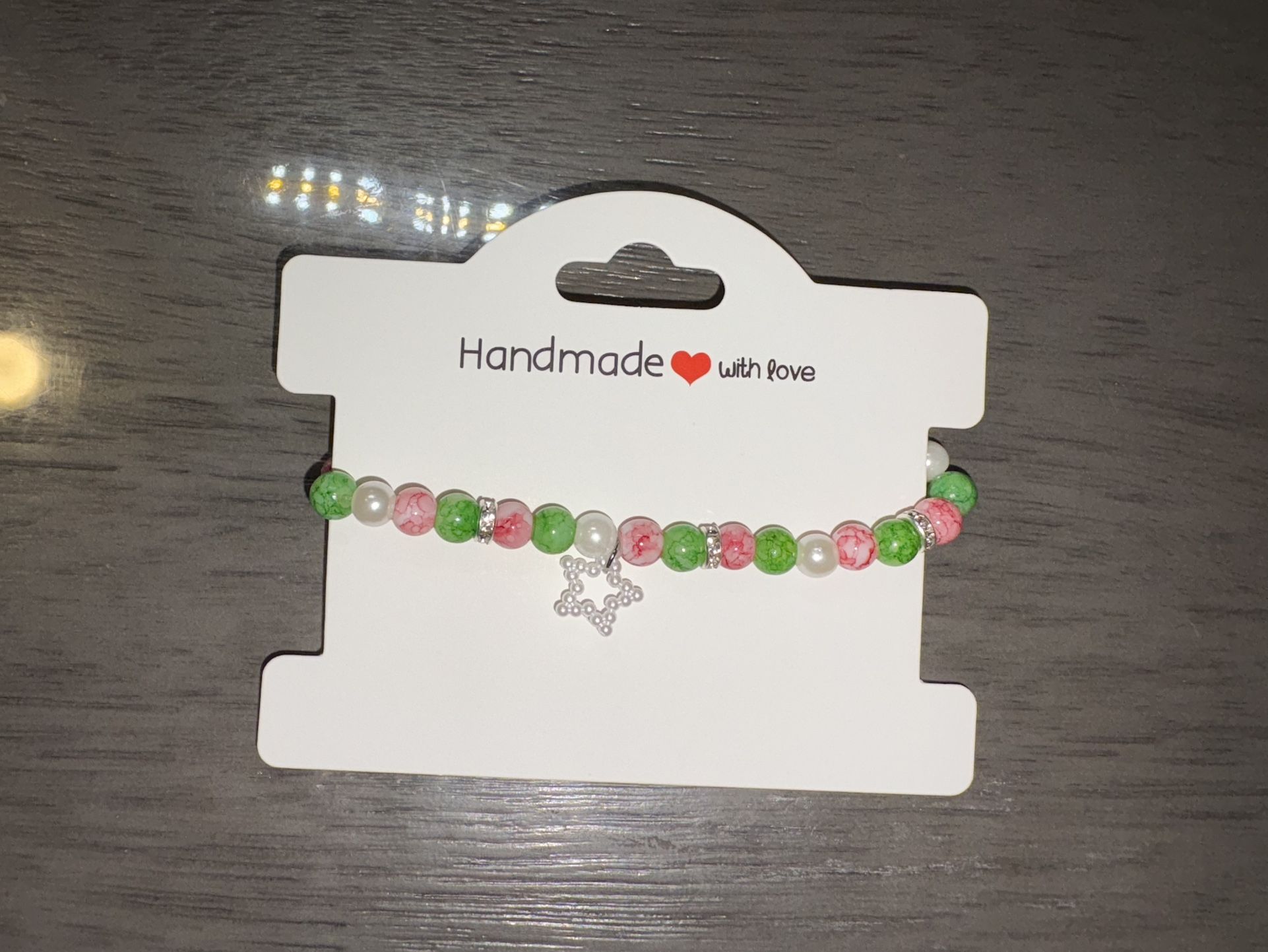 Grinch Christmas bracelet