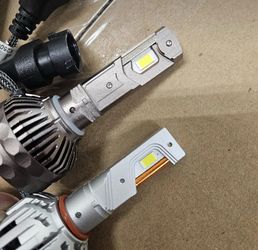 H7 LED Headlight Bulb,  High-Focus Extremely Bright 6500K Cool White Conversion Kit - Adjustable Beam, Halogen Replacement