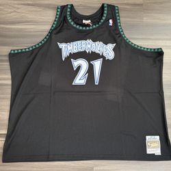 Mitchell & Ness Timberwolves Kevin Garnett 1997-98 Swingman HWC Jersey Size 6XLB 