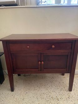 Wooden Cabinet with Drawer