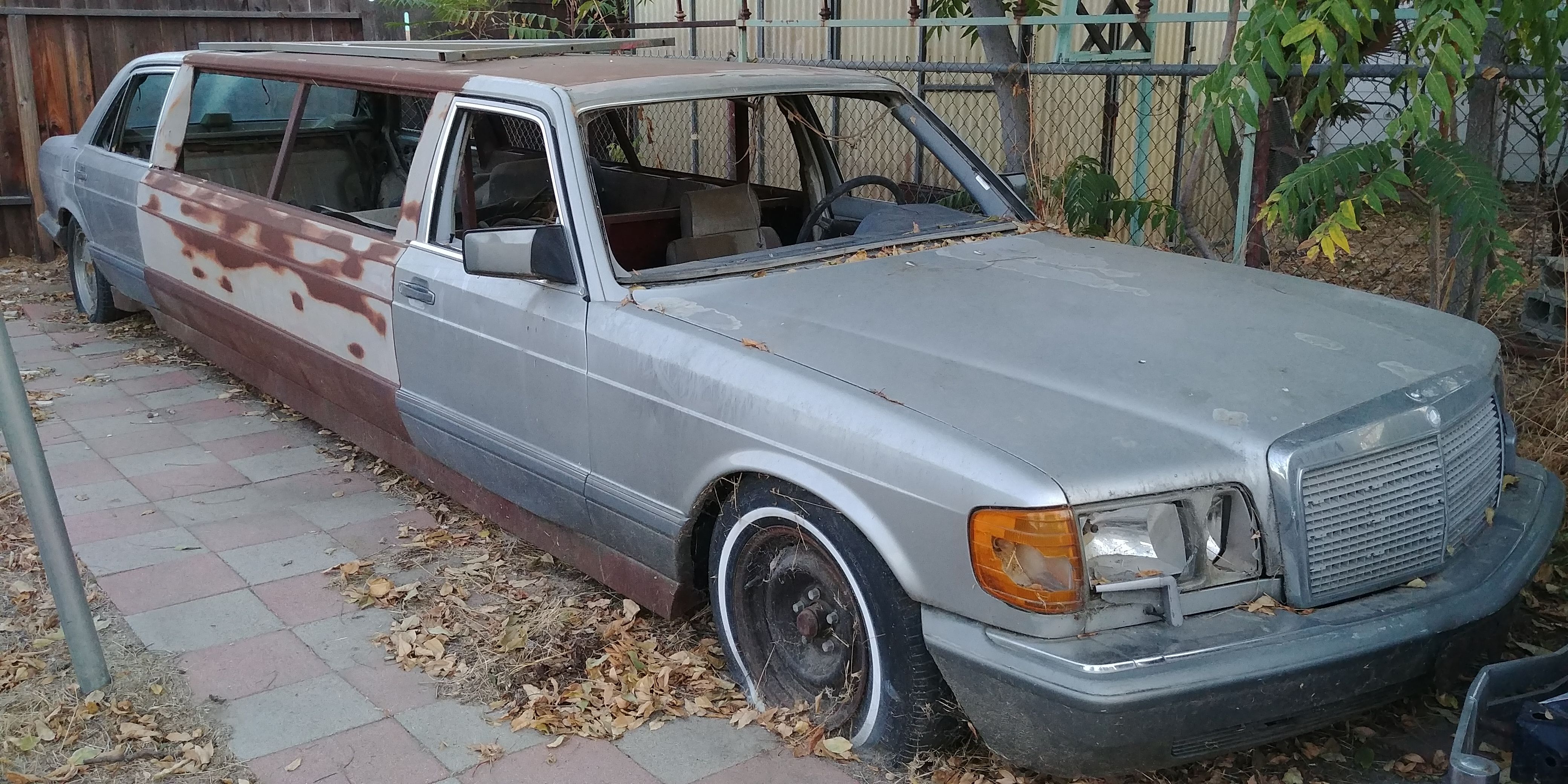 PARTING OUT Stretch Mercedes Limo Limousine Project Car