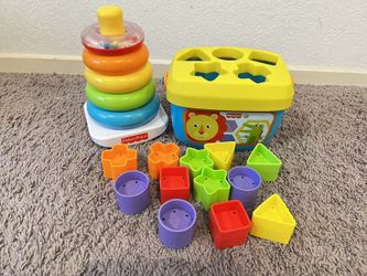 Baby’s First Blocks & Rock-a-stack Toy Set