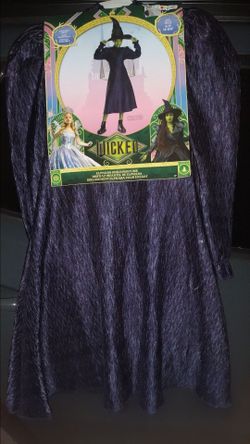Wicked Elphaba Child Costume Size S/P (4-6X)