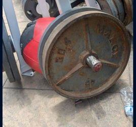 2 Single 45lb  plates