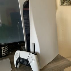 PS5 With controller And Disc Drive
