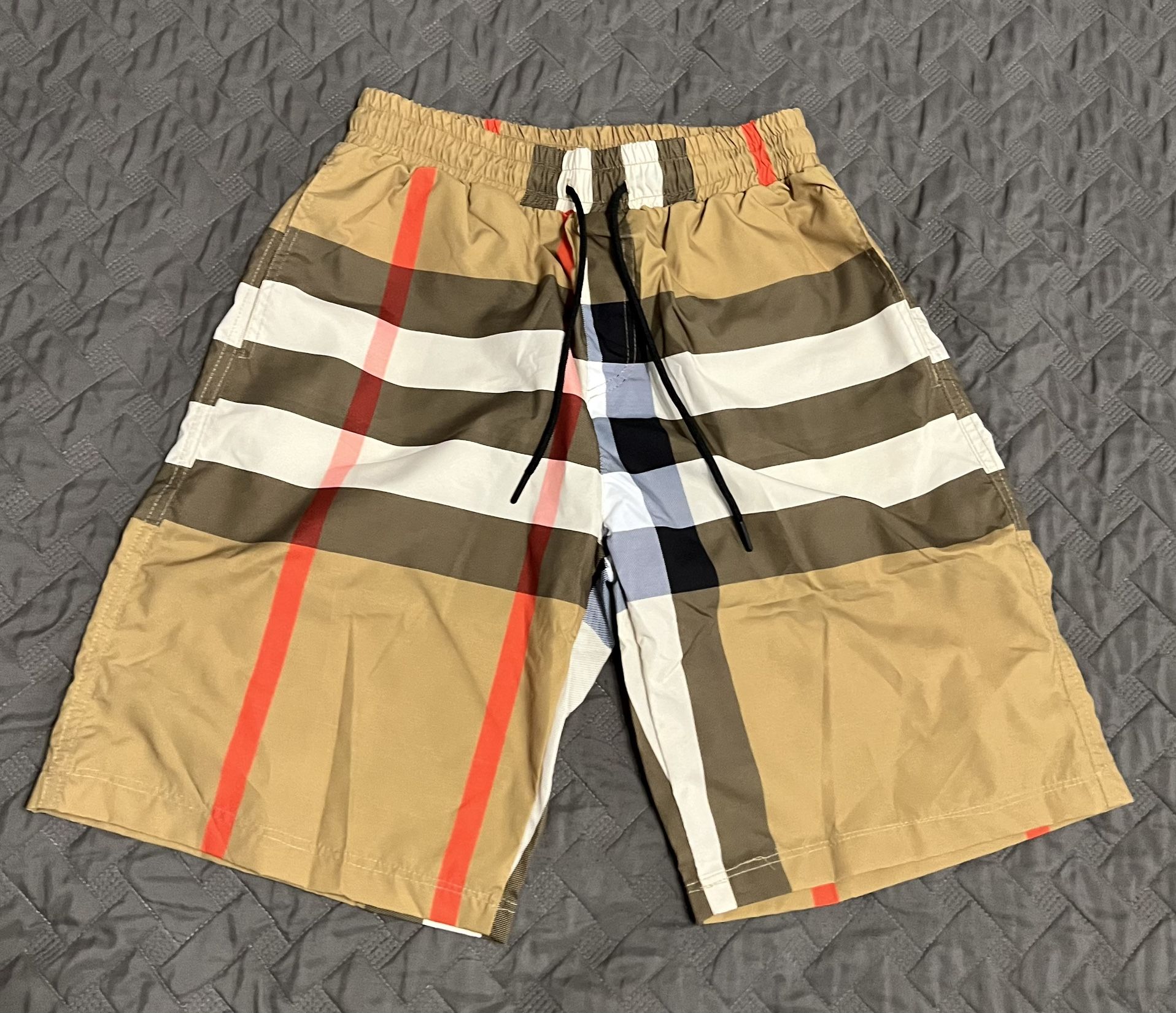Check Swim Shorts
