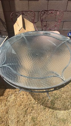 42” Round Rod Iron Table