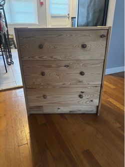 Light Brown Wooden Dresser