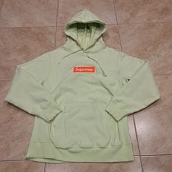 Supreme Bandana Box Logo sweatshirt Size L Use Mesures  Green Lemon MINT  Light 