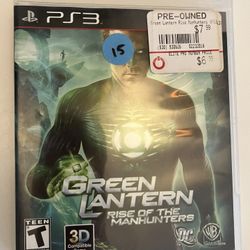 Green Lantern Ride Of The Manhunters Ps3