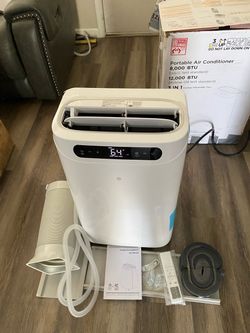 Humhold 12000 BTU Portable Air Conditioners for Room Cooling up to 500 Sq. Ft 3-IN-1 Quiet