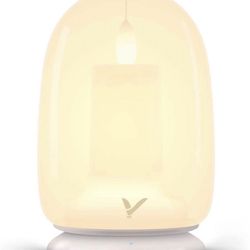 Nursery Night Lights with 4 LED Modes, Dimmable Touch Rechargeable Beside Lamp with Charging Base