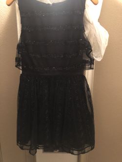 Bebe little black formal dress