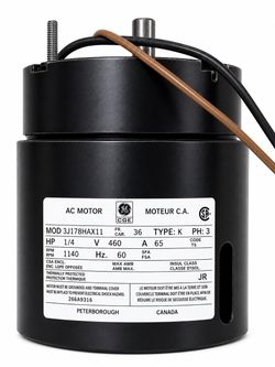 GE AC Motor 1/4 HP 460V 1140 RPM 3 Phase