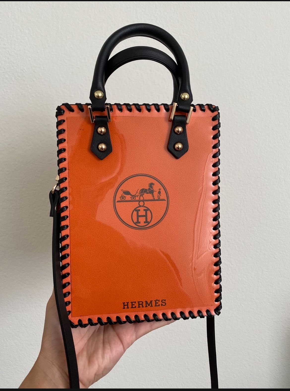 Hermes Shopping Bag- Handmade