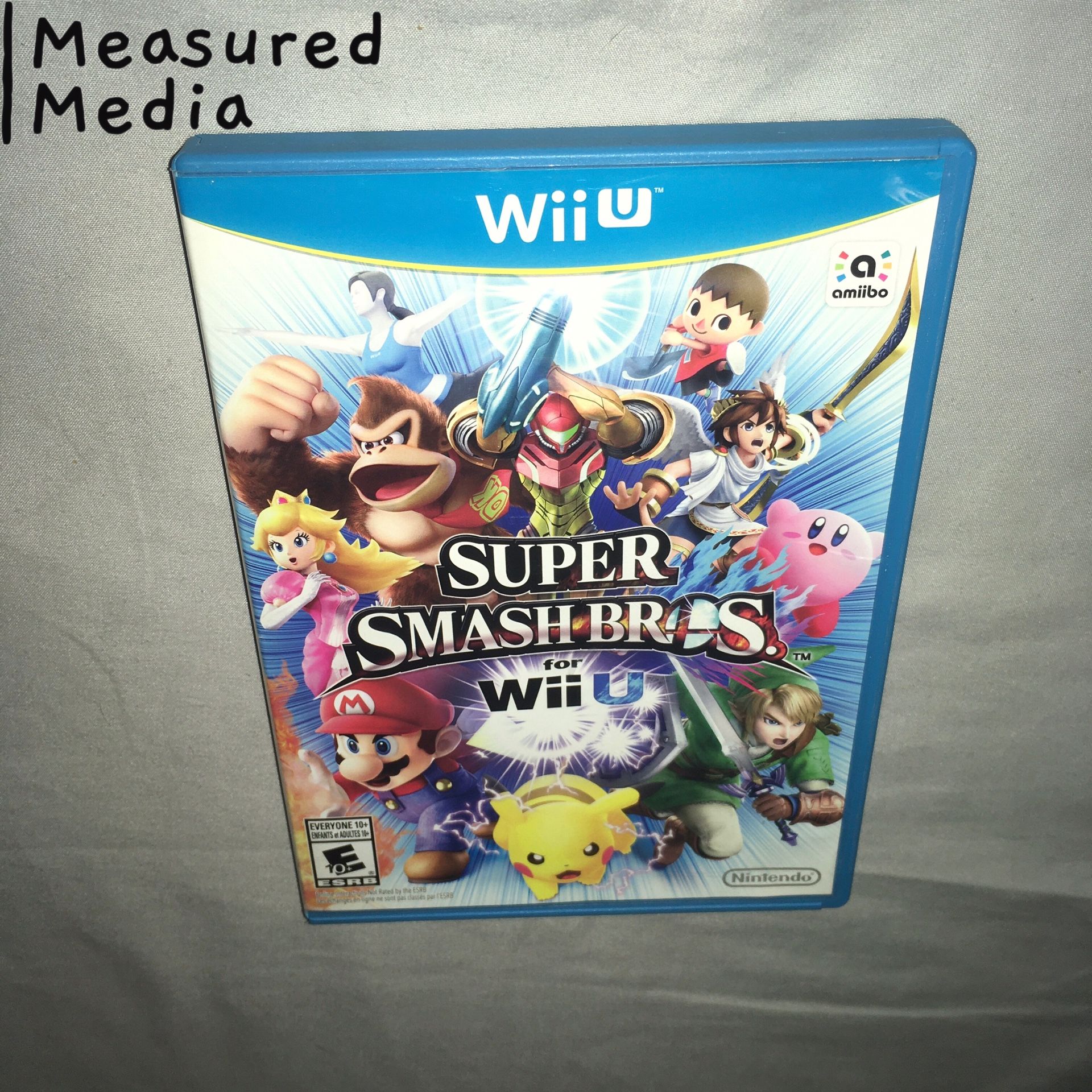 TESTED Super Smash Bros. Nintendo Wii U MISSING MANUAL Everything Good Condition