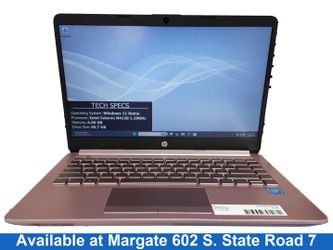 Hp 14-cf2112wm Intel Celeron 4 Gb 64 Gb Pink Laptop