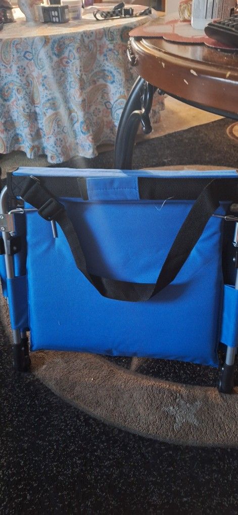 Alpha Camp Seat Padded Chair For Bleachers Or Camping