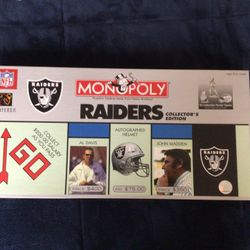 2004 Oakland Raiders Monopoly Board Game