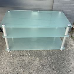 3 Tier Glass Tv Stand / Display Center 