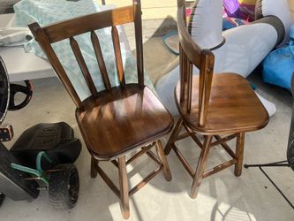 Wooden Stools Swivel