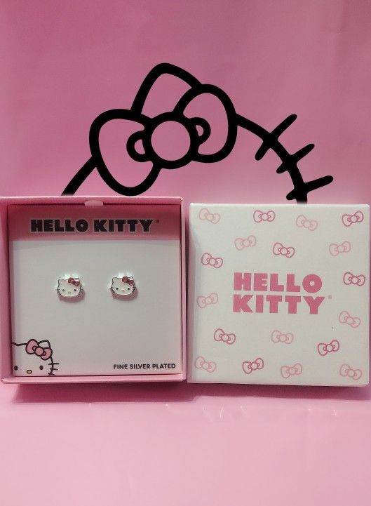 Hello Kitty Stud Earrings 