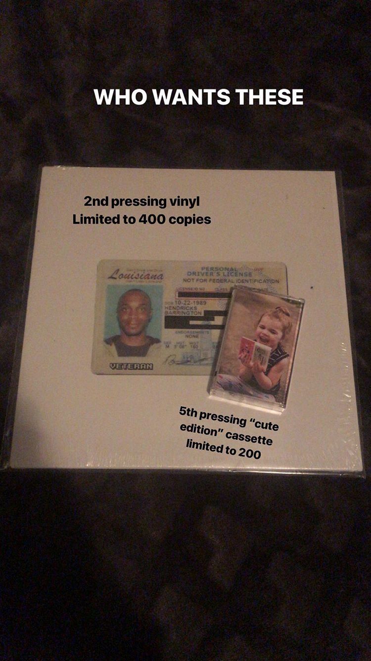 JPEGMAFIA - Veteran “Cute Edition” 5th pressing limited edition cassette tape