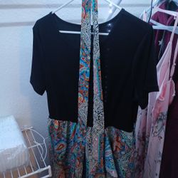 Open Front Dress